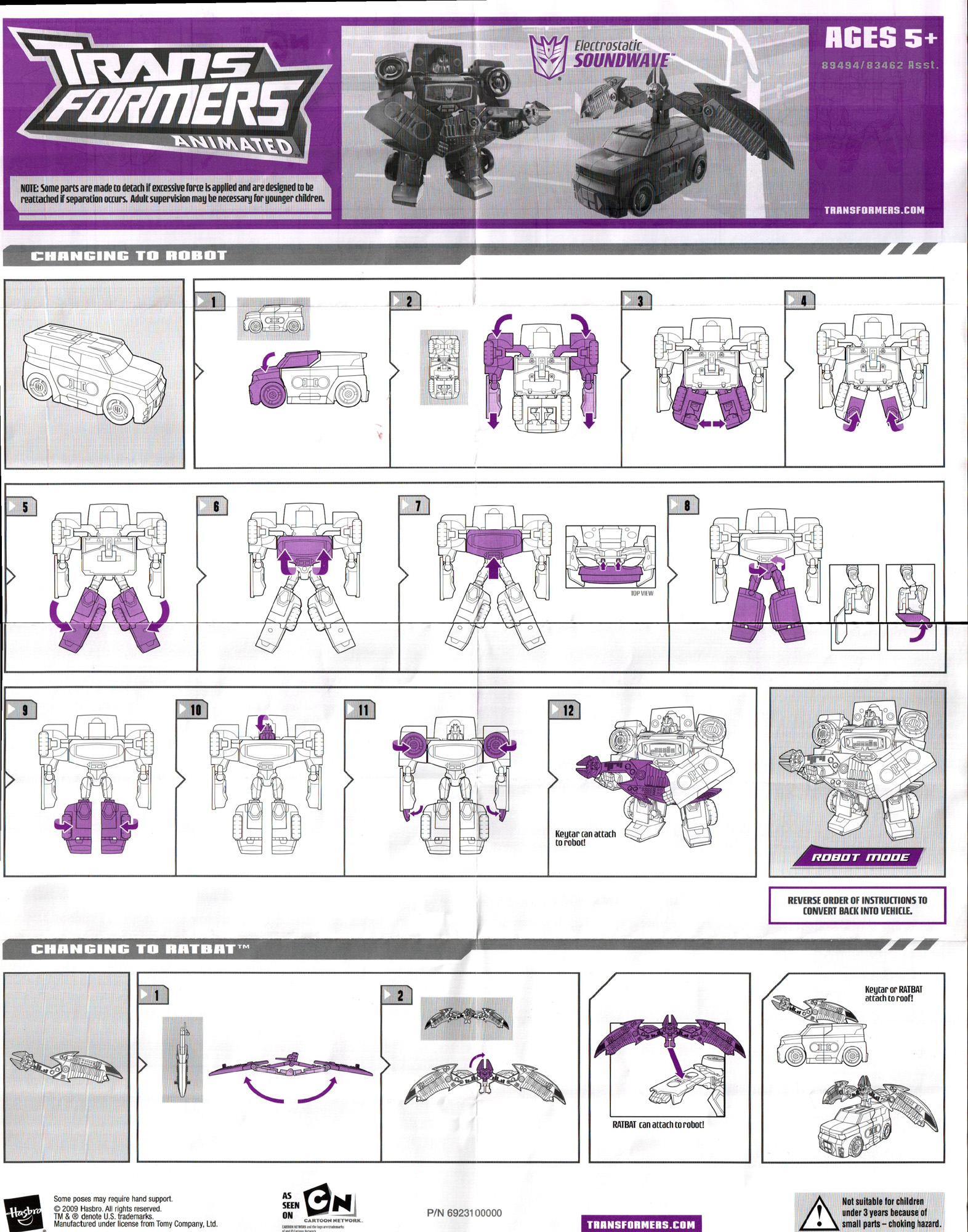 Deluxe Class Electrostatic Soundwave (Transformers, Animated